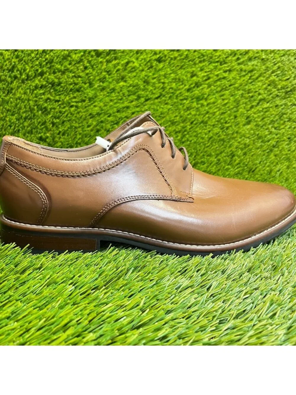 Nunn Bush Westwood Mens Size 10.5 Brown Classic Plain Toe Oxford Dress Shoes
